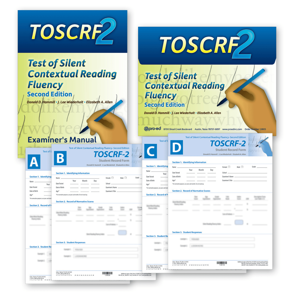 TOSCRF-2: Test of Silent Contextual Reading Fluency (Second Edition)