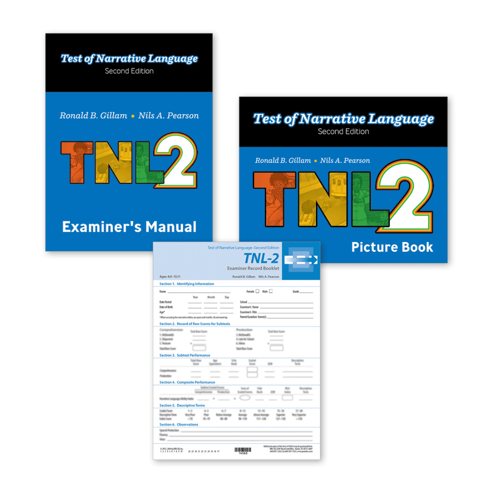 TNL-2: Test of Narrative Language (Second Edition)