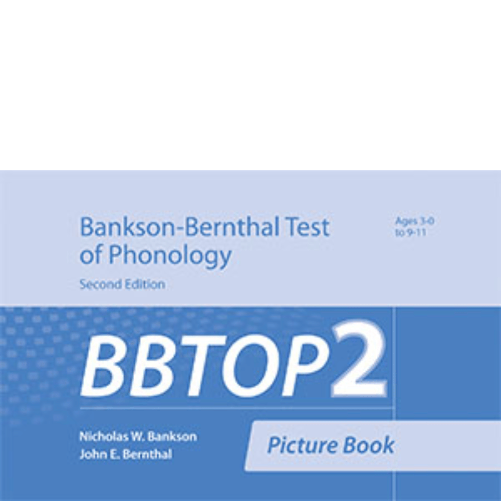 BBTOP-2: Bankson-Bernthal Test of Phonology (Second Edition) picture book