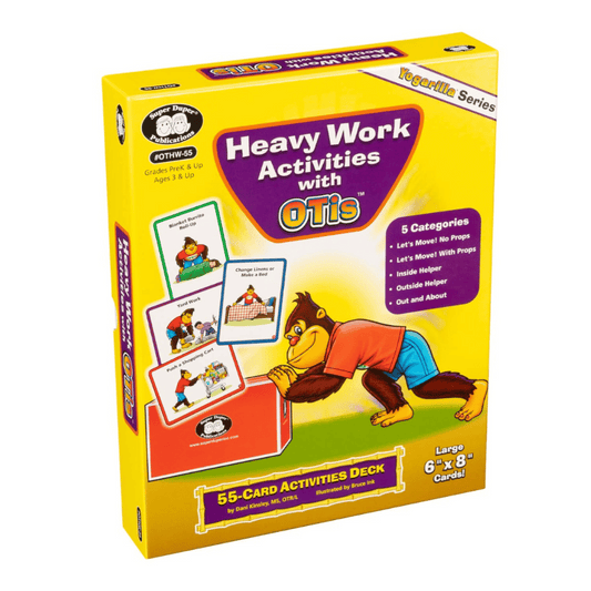 educational card deck that helps Speech-Language Pathologists (SLPs), teachers, and parents support children with self-regulation, sensory processing, and motor development