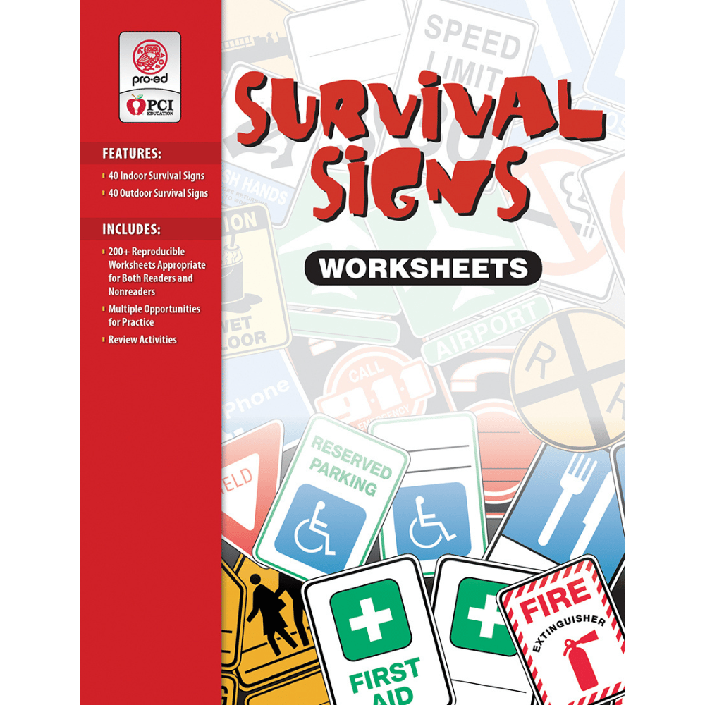 Survival Signs Worksheets