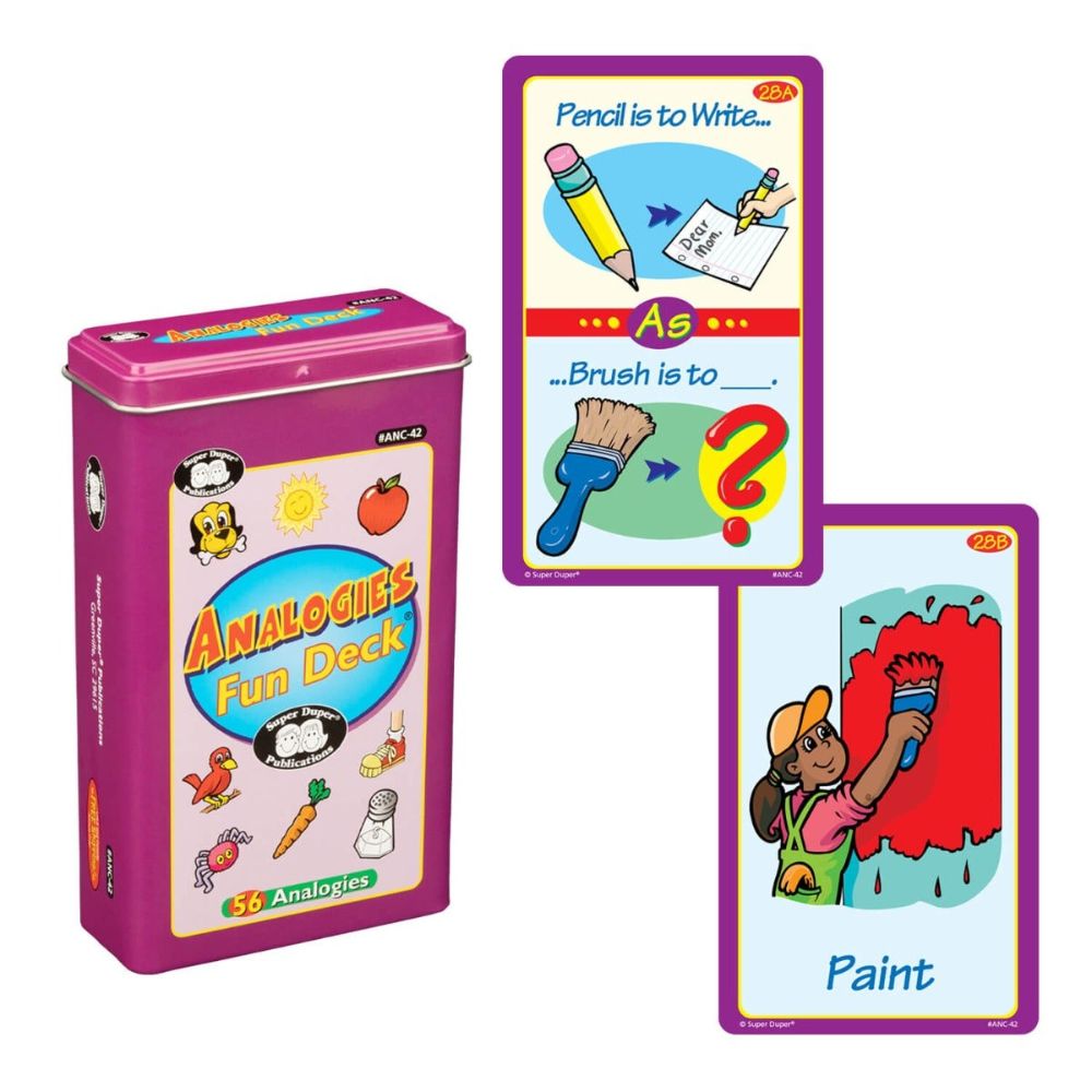 Super Duper Publications Synonyms Fun Deck Flash Cards Educational Learning  Resource For Children 