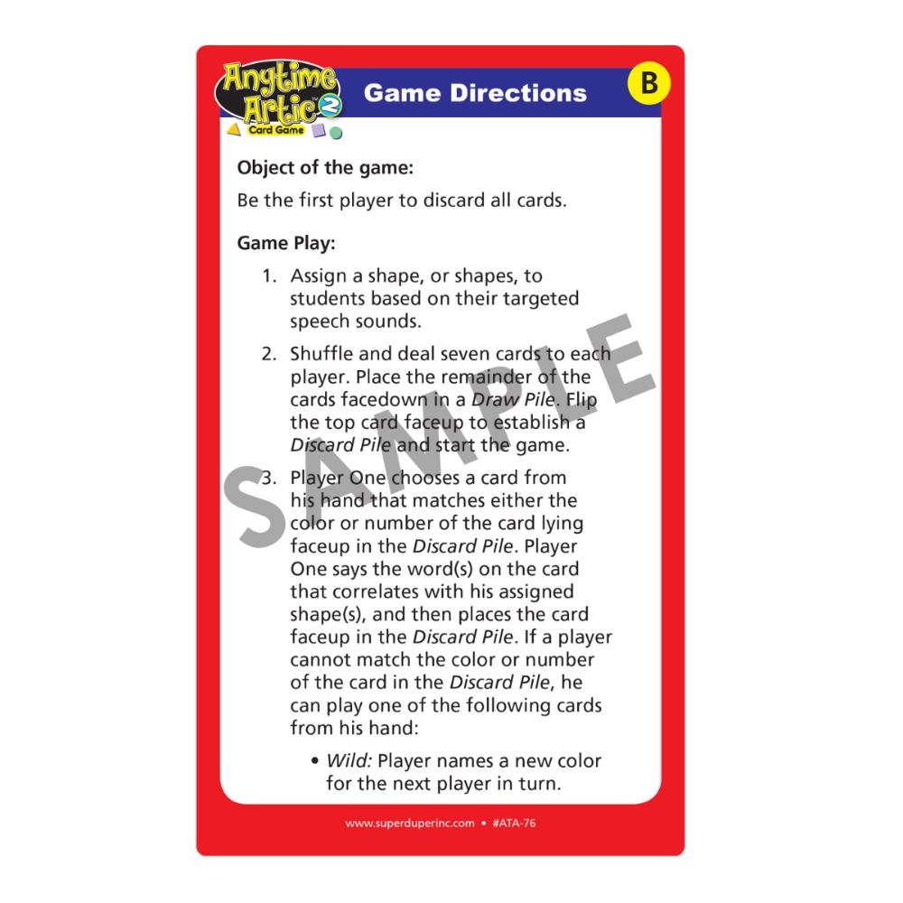 Anytime Artic Card Game: 2