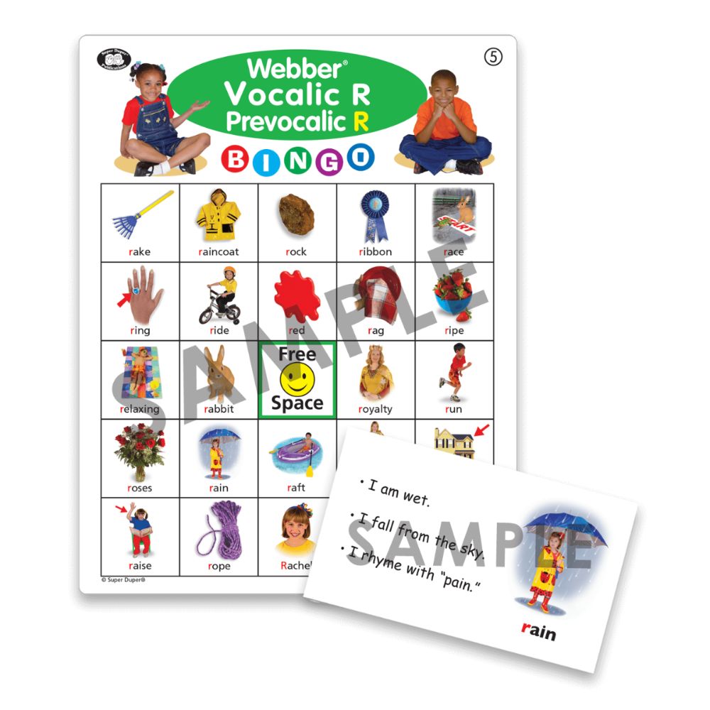 Webber® Vocalic R Bingo