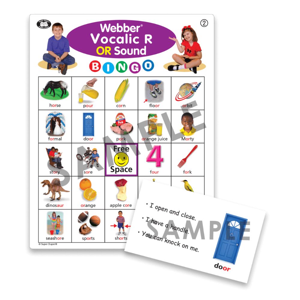 Webber® Vocalic R Bingo