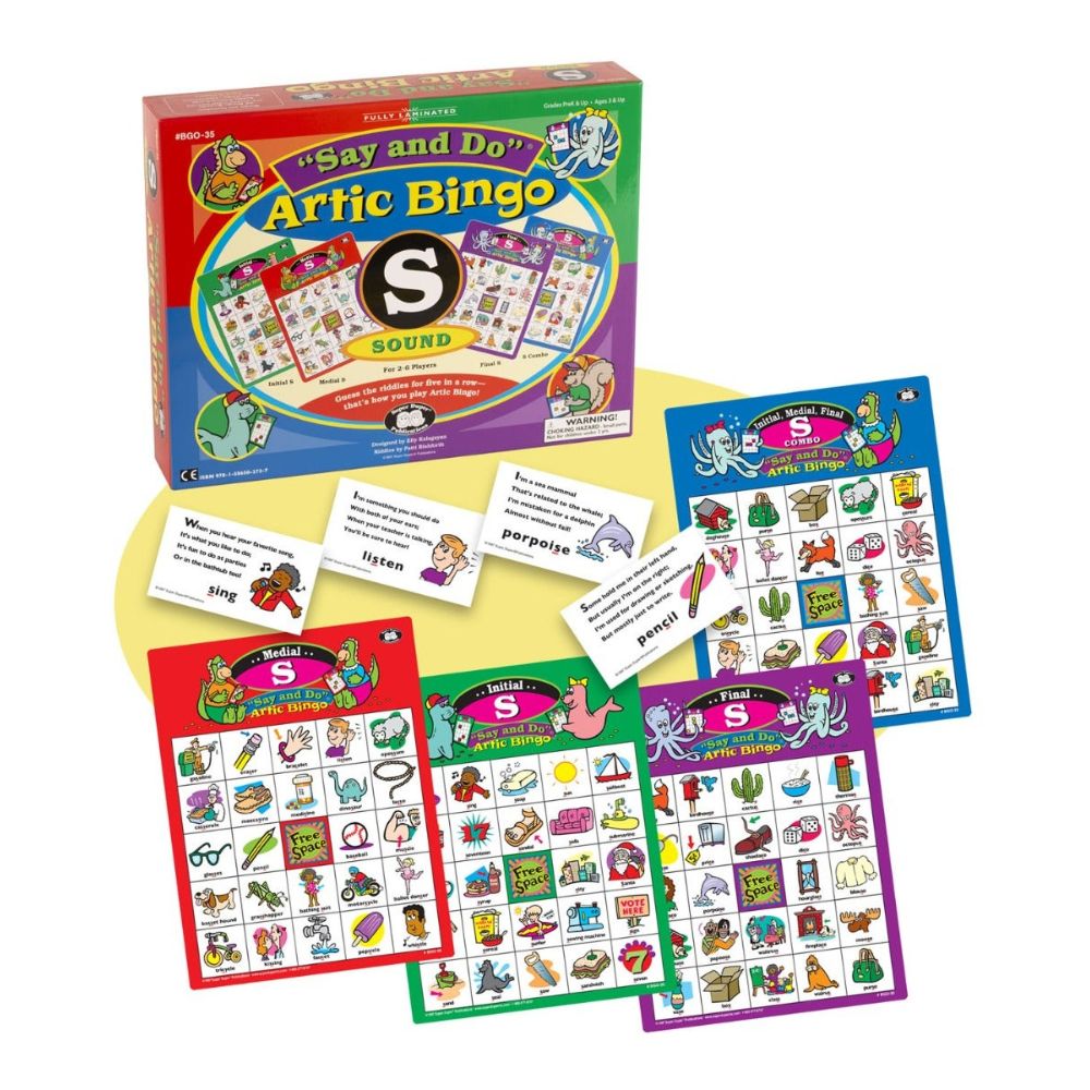 Say and Do® "S" Artic Bingo