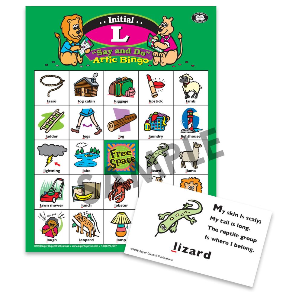Say and Do® "L" Artic Bingo
