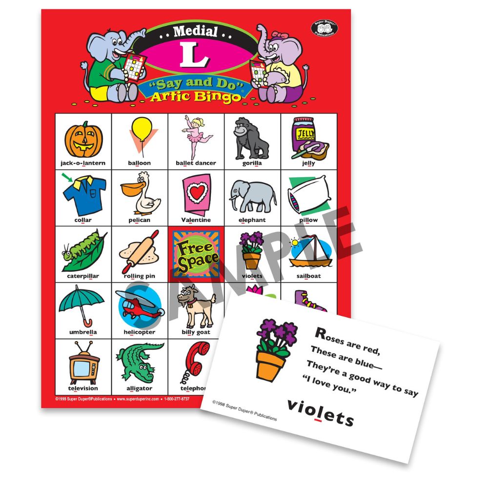 Say and Do® "L" Artic Bingo