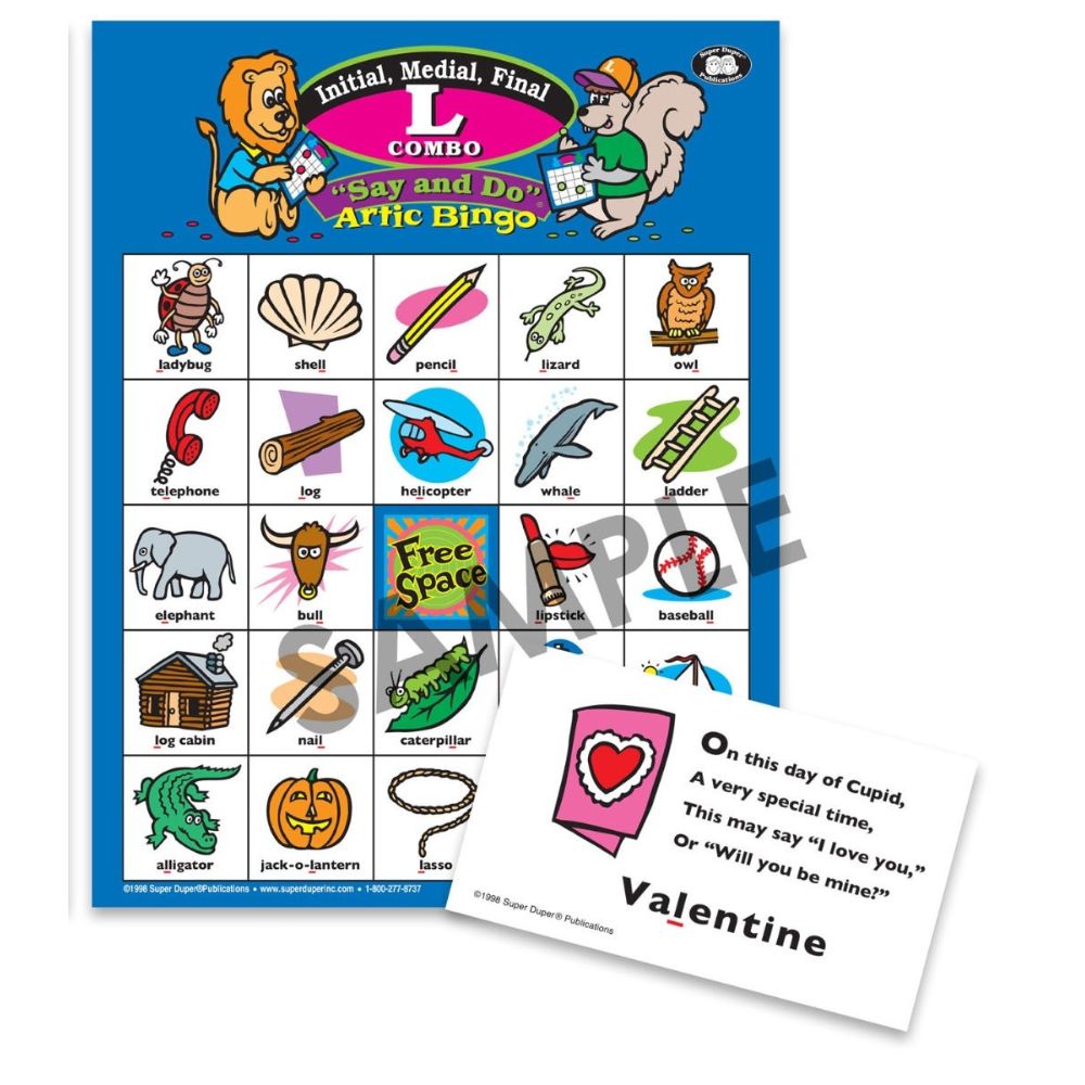 Say and Do® "L" Artic Bingo