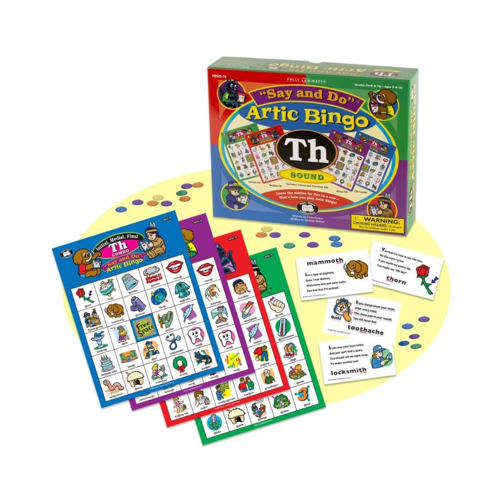 Say and Do® "TH" Artic Bingo