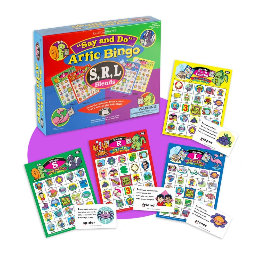 Say and Do® S, R, L Blends Bingo
