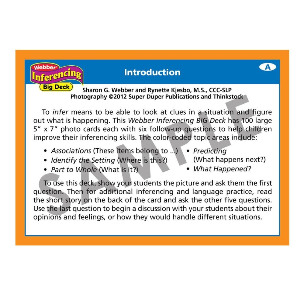 Webber® Inferencing Big Deck