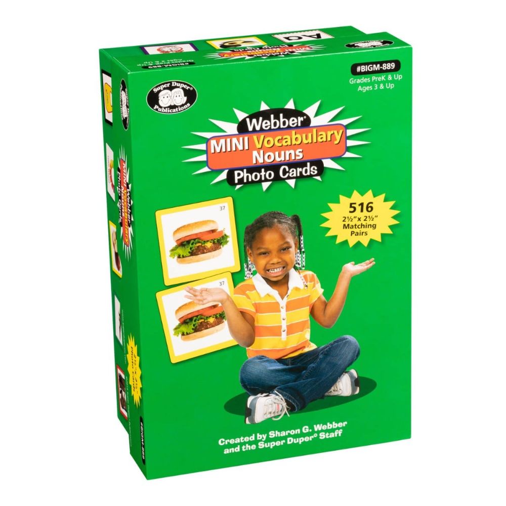 Webber® MINI Vocabulary Nouns Photo Cards