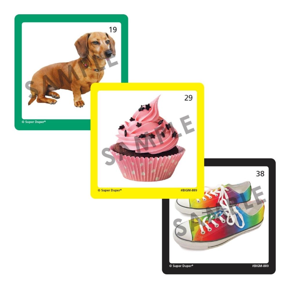 Super Duper Webber® MINI Vocabulary Nouns Photo Cards