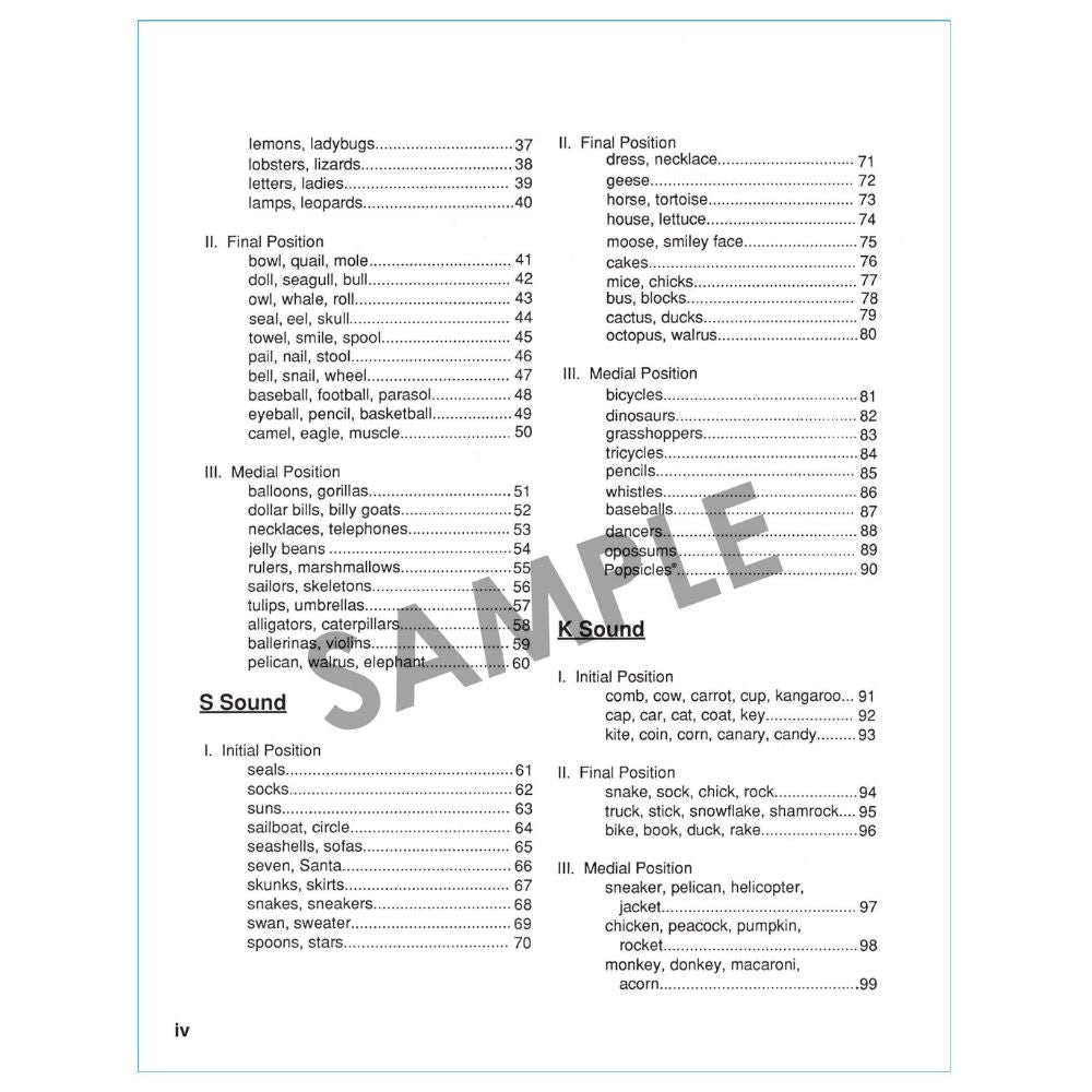 180 Hidden Pictures For Articulation Book