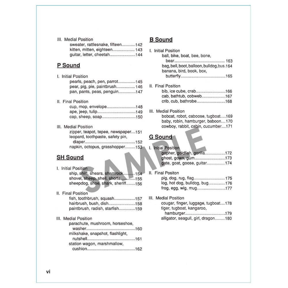 180 Hidden Pictures For Articulation Book