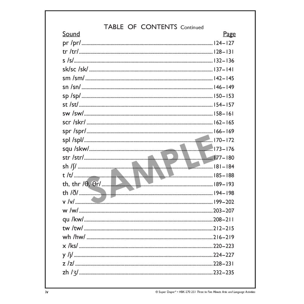 251 3-5 Min Artic Language Activities Book