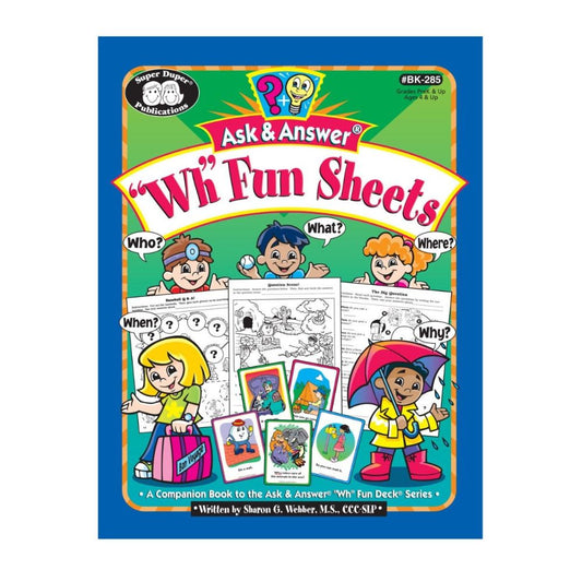 Ask & Answer "Wh" Fun Sheets Book