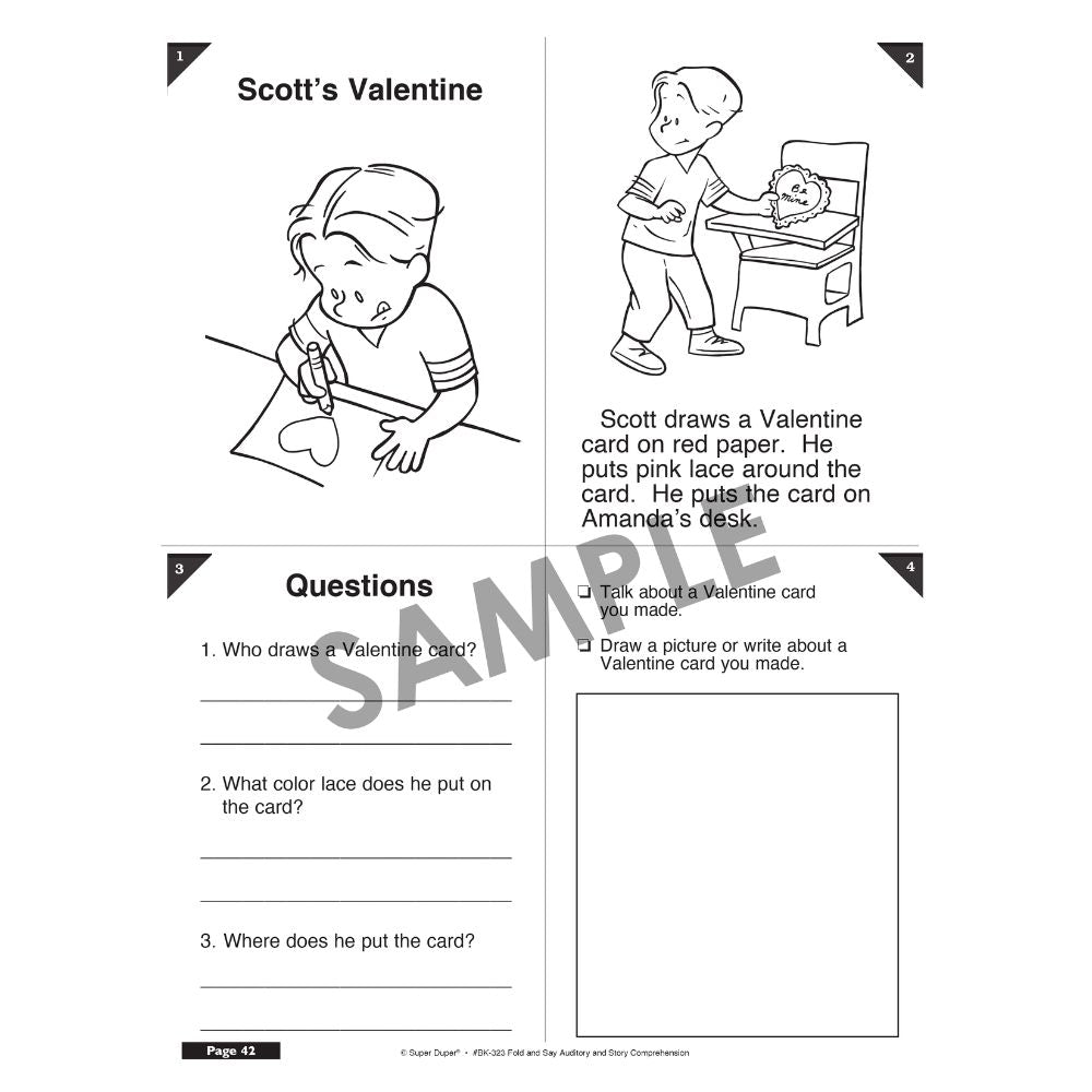 Auditory & Story Comprehension Book