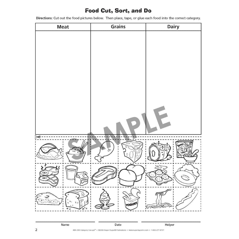 Category Cut-Ups Book