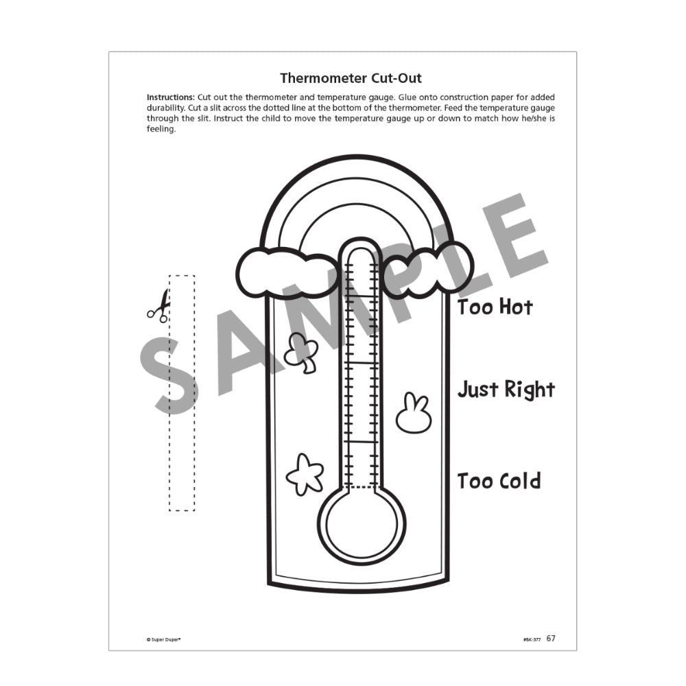 Sensory Diet Fun Sheets (Second Edition), Thermometer Cut-Out