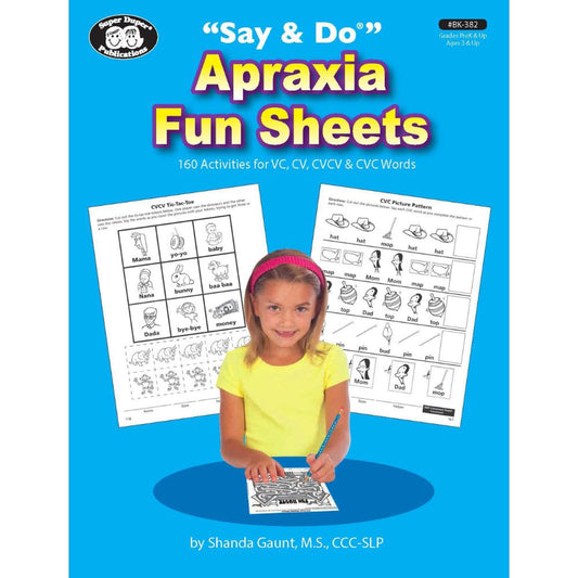 "Say & Do" Apraxia Fun Sheets