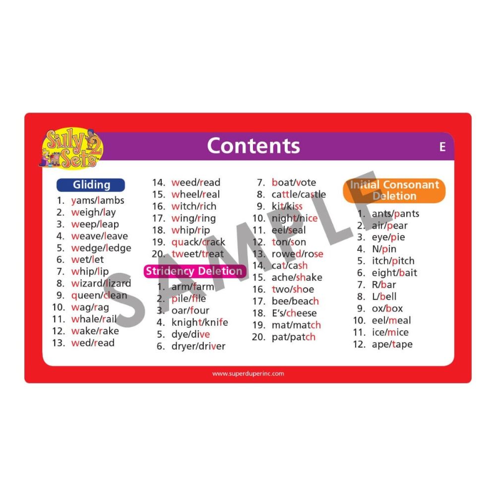 Silly Sets 2