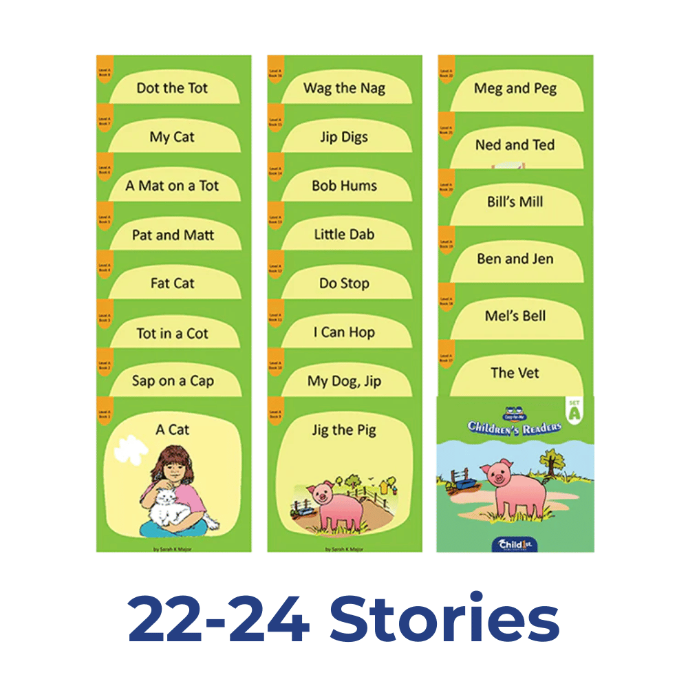 Easy-for-Me™ Children's Readers Set A
Story List