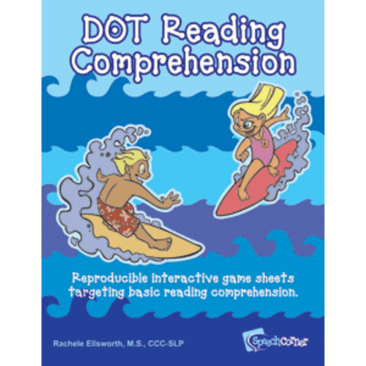 DOT Reading Comprehension game sheets workbook cover