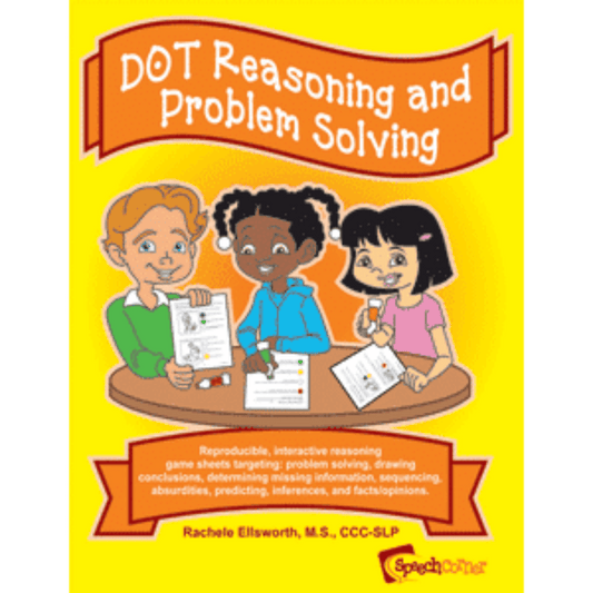 DOT Reasoning and Problem Solving workbook cover with three cartoon students
