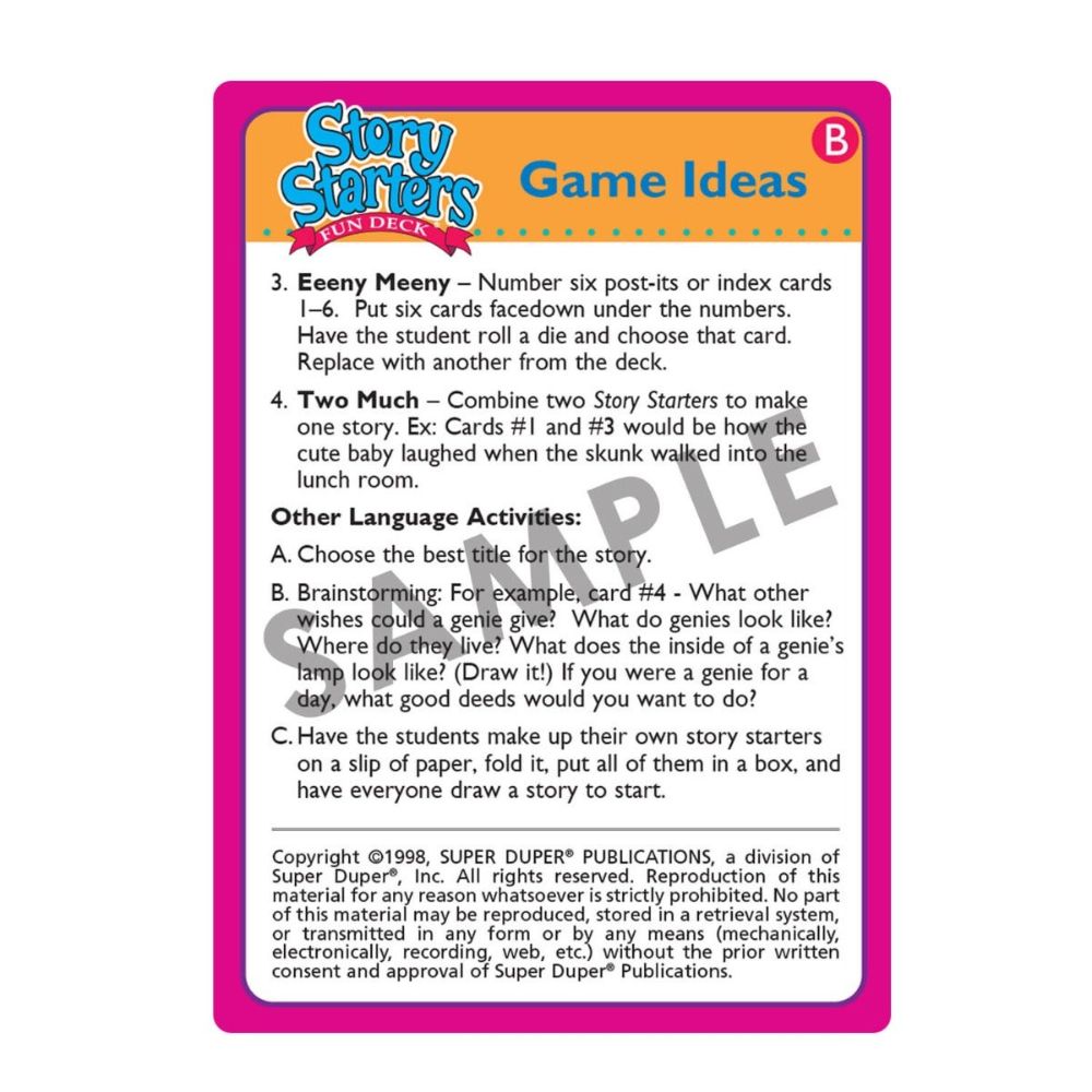 Story Starters Fun Deck®