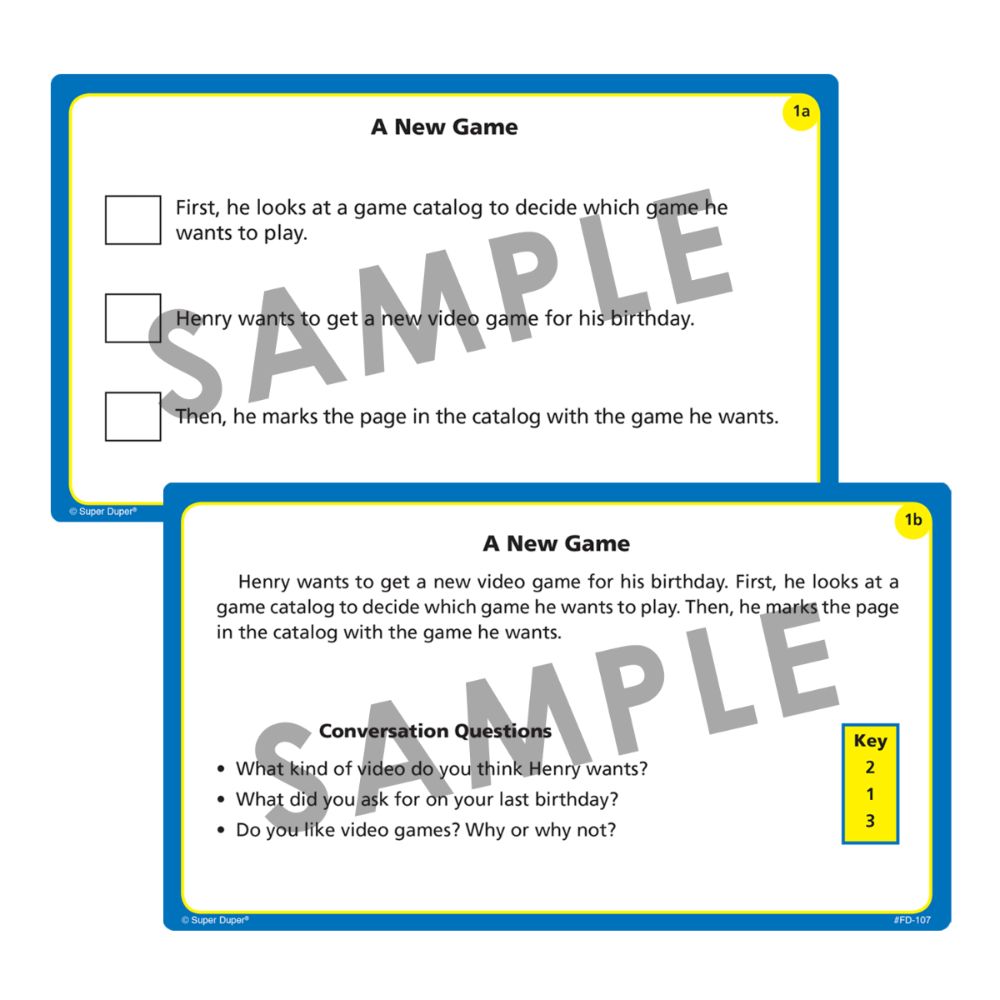 Sequencing Events in Stories Fun Deck®