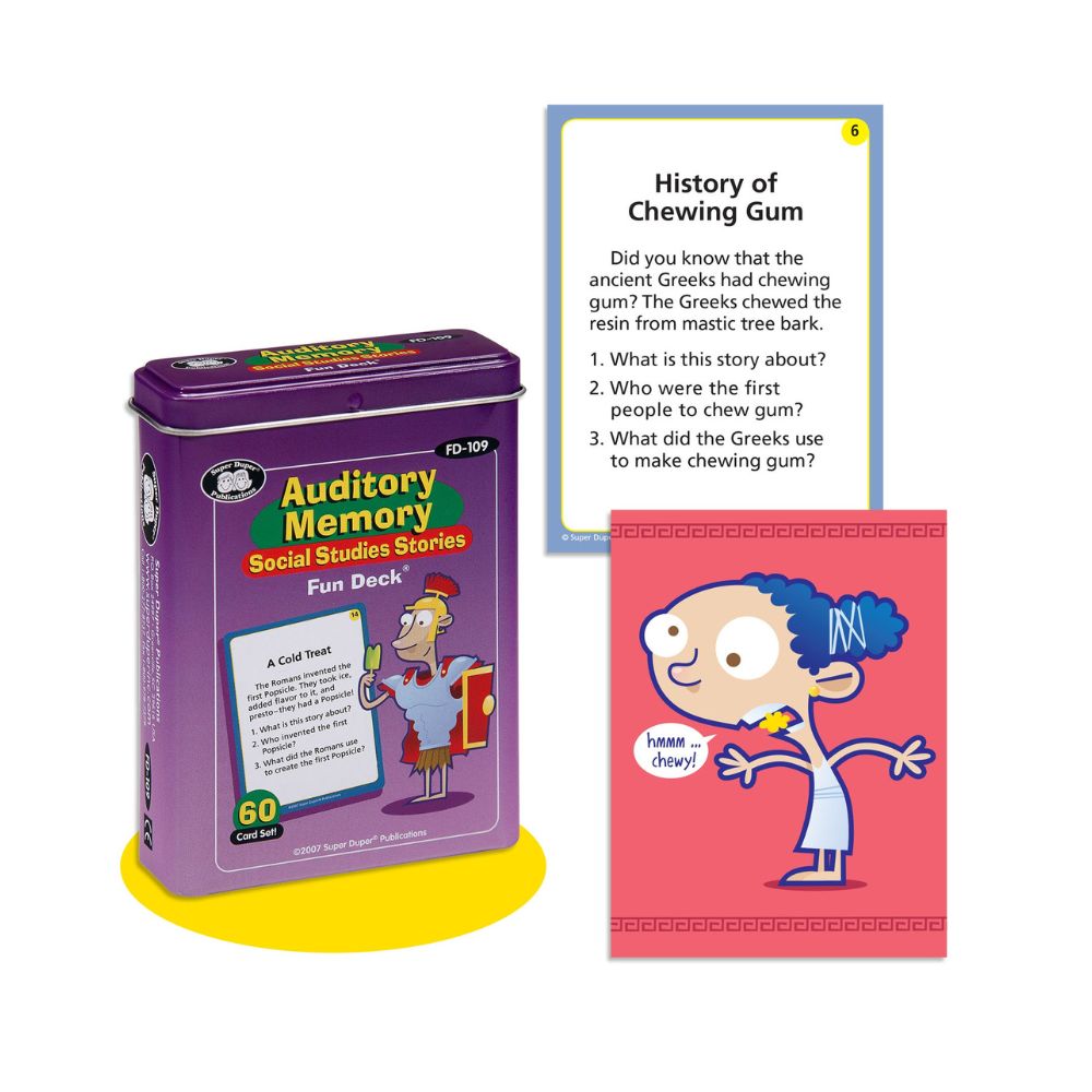 Auditory Memory Social Studies Stories Fun Dec