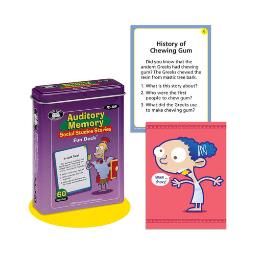 Auditory Memory Social Studies Stories Fun Dec