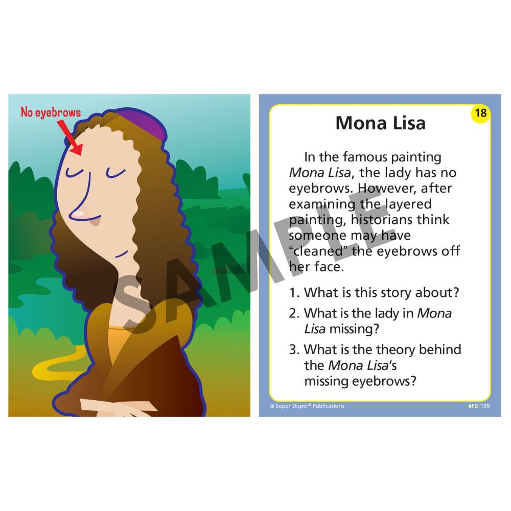 Auditory Memory Social Studies Stories Fun Deck