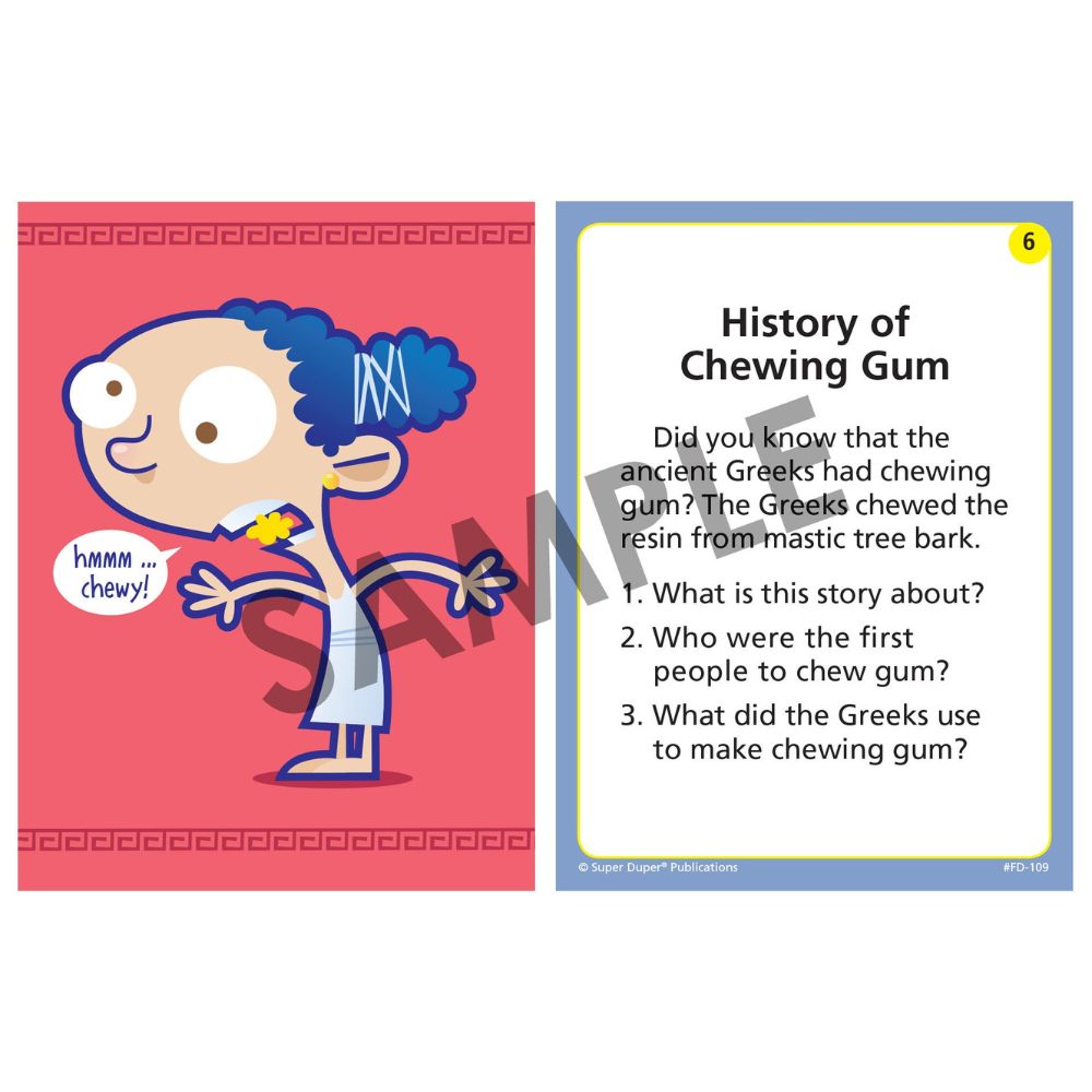 Auditory Memory Social Studies Stories Fun Deck