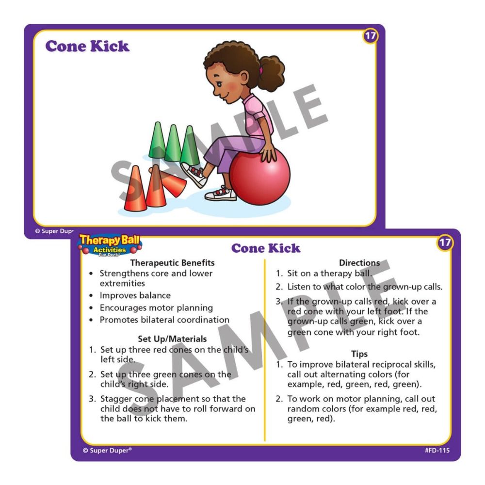 Therapy Ball Activities Fun Deck®