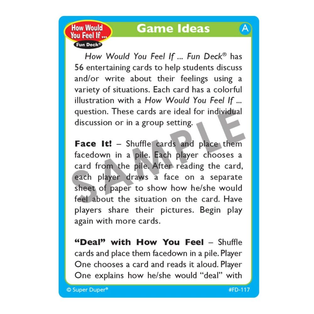 How Would You Feel If... Fun Deck®