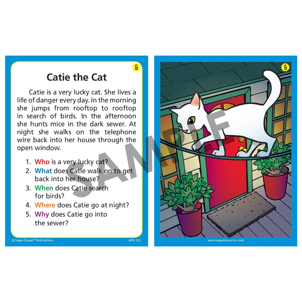 Auditory Memory for WH Questions Fun Deck