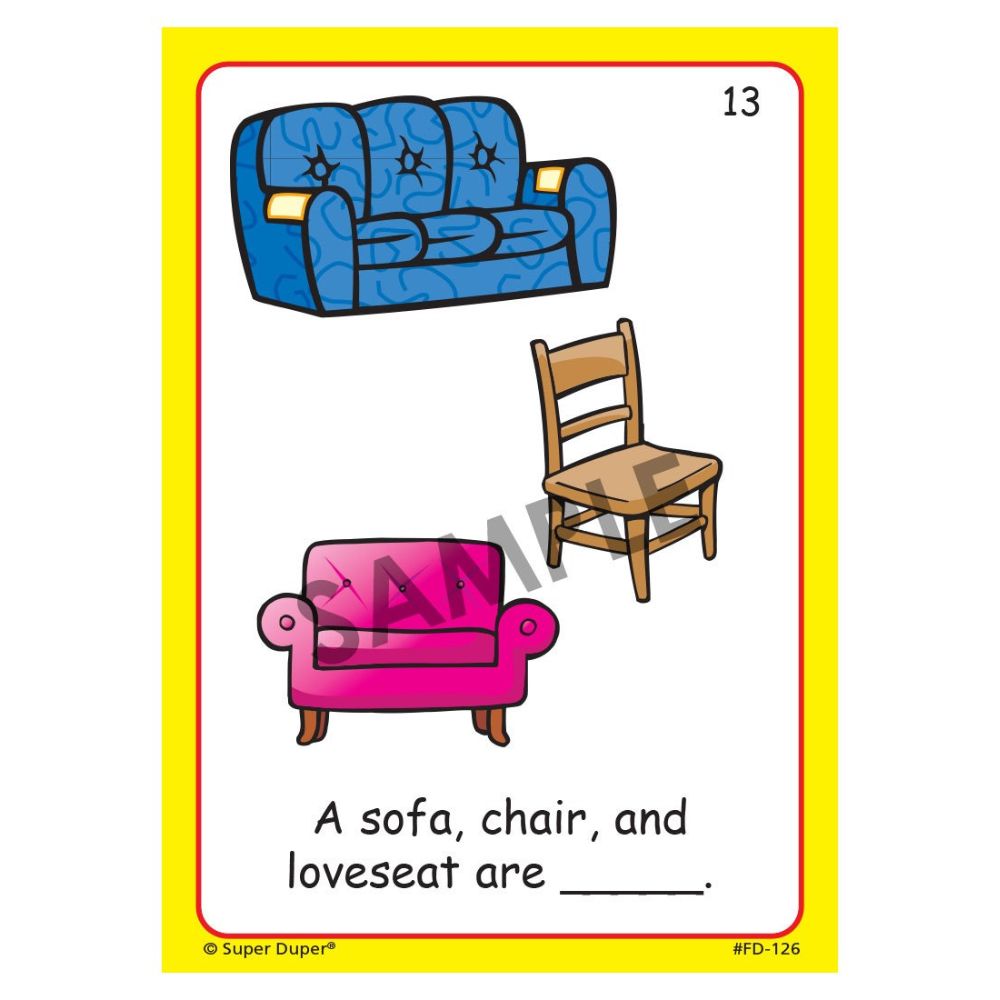 Name That Around the Home Category! Fun Deck®
