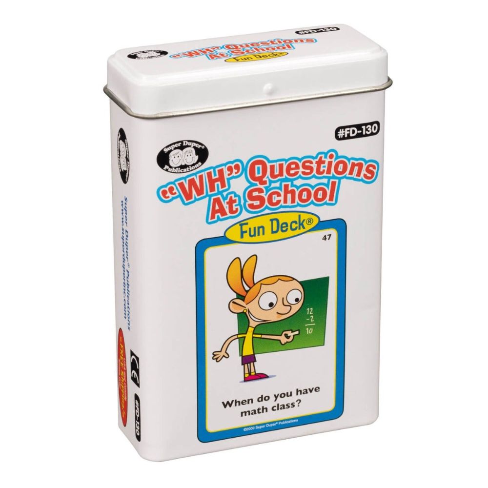 “WH” Questions At School Fun Deck®
