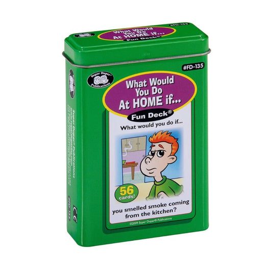 What Would You Do At Home If...Fun Deck educational flashcards to help students learn problem solving and critical thinking
