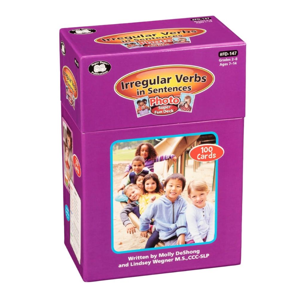 Irregular Verbs in Sentences Photo Super Fun Deck®