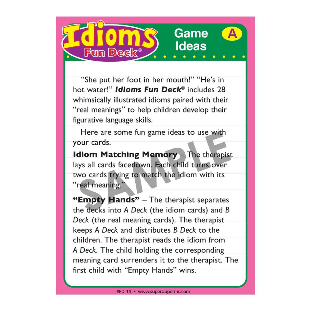 Idioms Fun Deck®