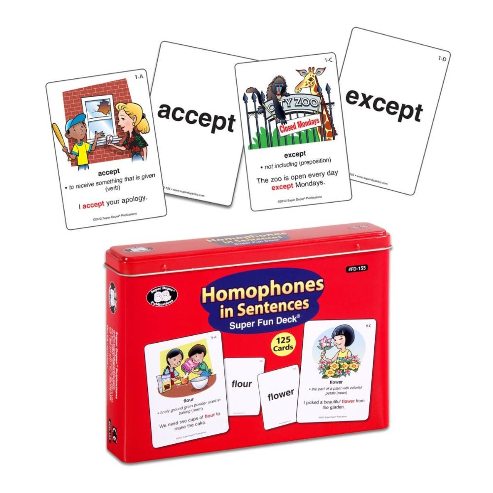 Homophones In Sentences Super Fun Deck®