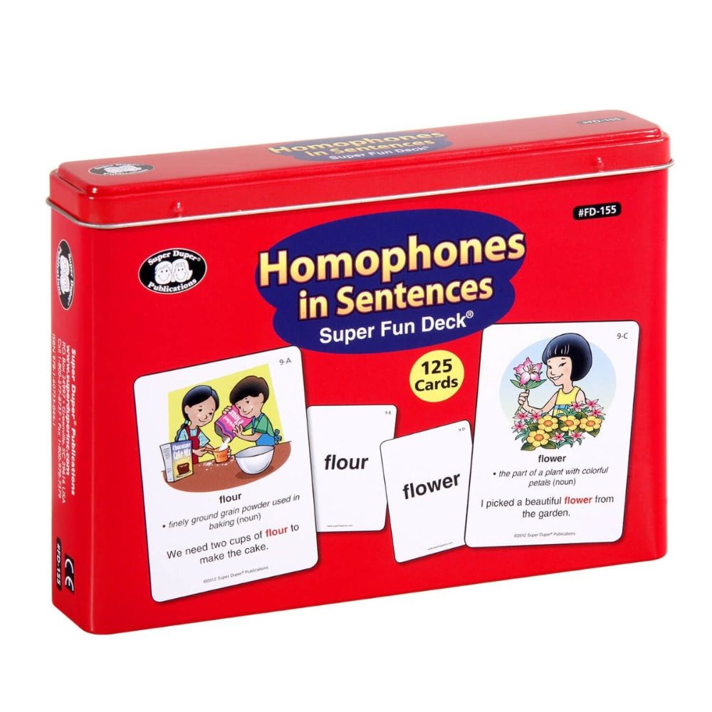 Homophones In Sentences Super Fun Deck®