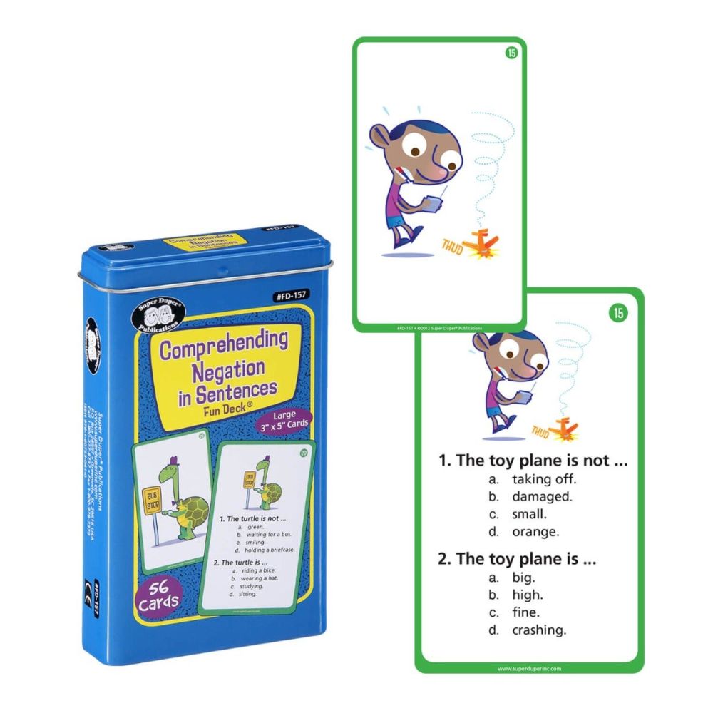 Comprehending Negation in Sentences Fun Deck