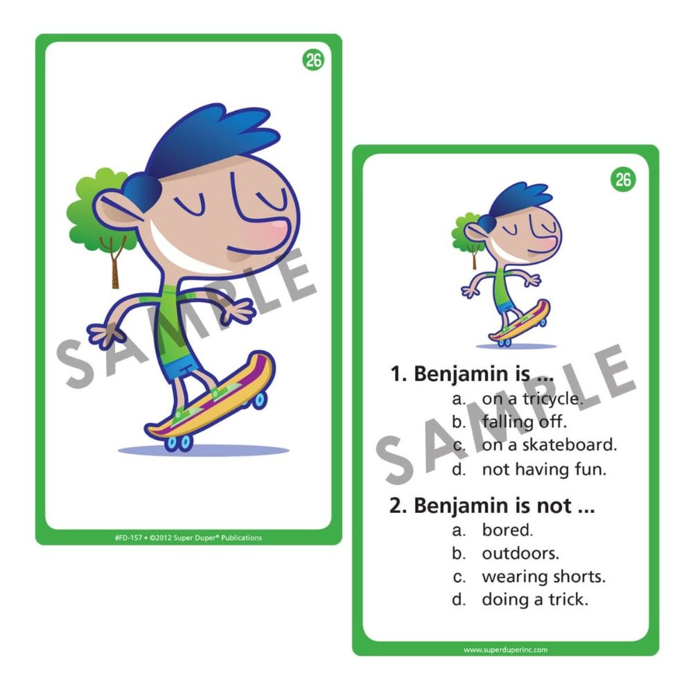 Comprehending Negation in Sentences Fun Deck