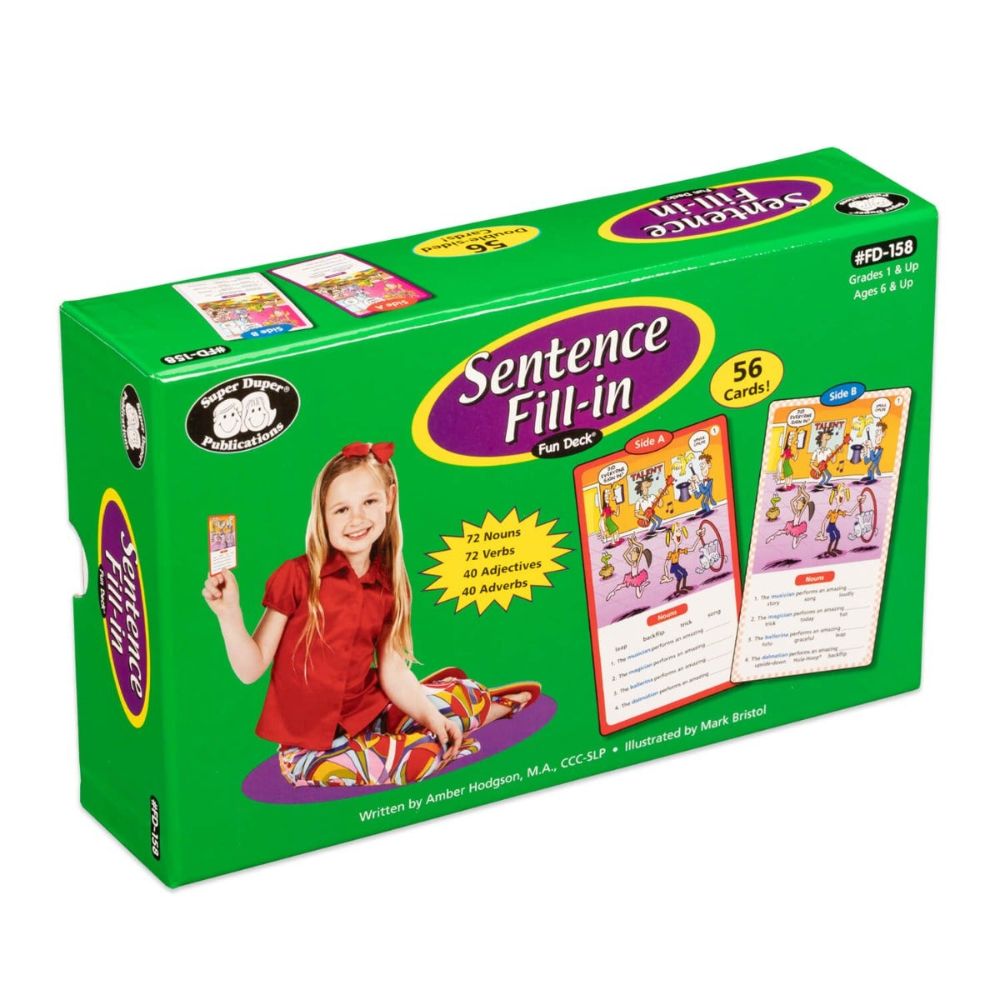 Sentence Fill-In Fun Deck®