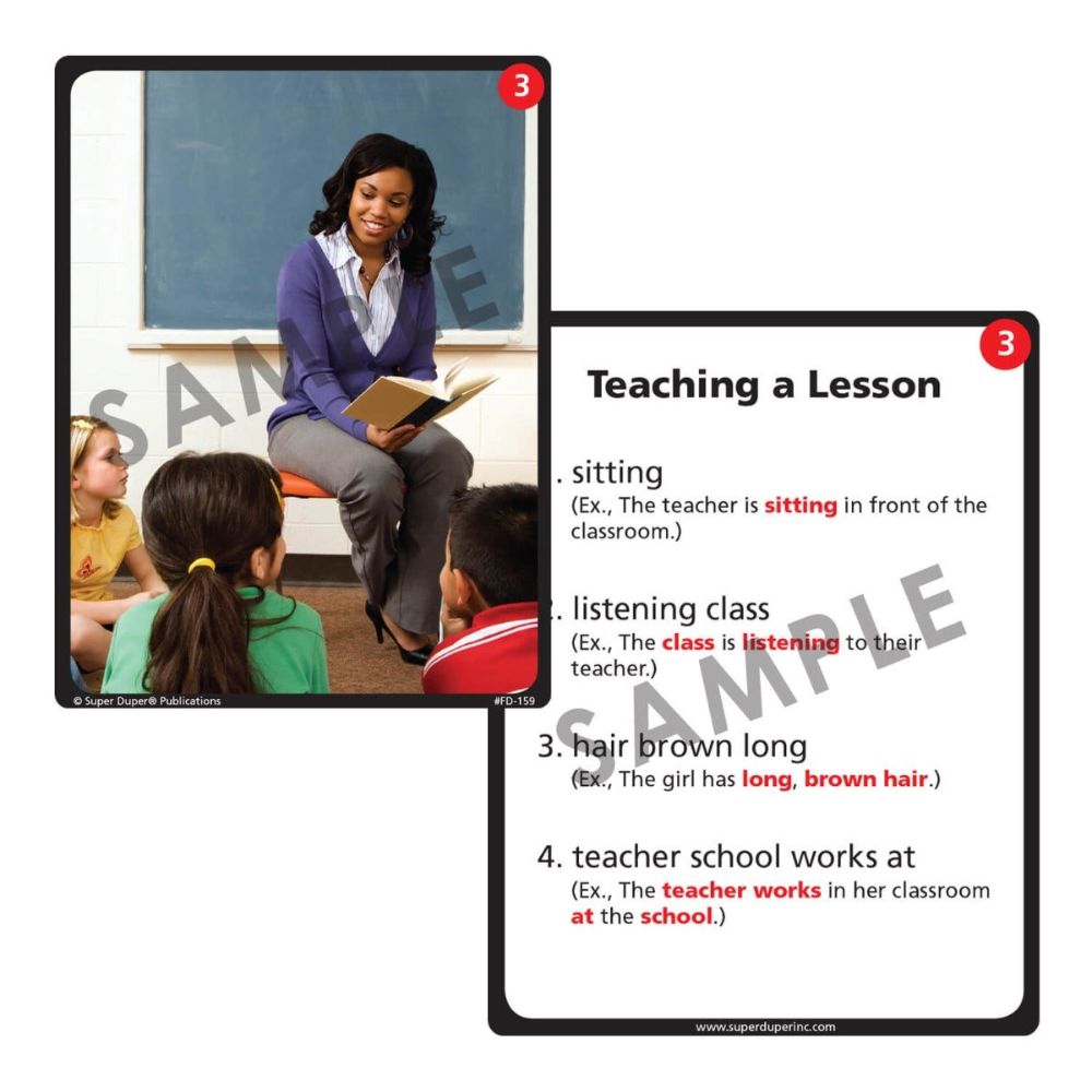 Photo Sentence Building Fun Deck®